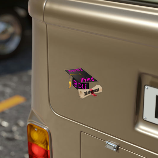 BDU WATERPROOF STICKER